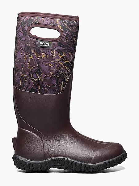 BOGS Boots Deutschland - Mesa Winter Marble Farmstiefel Damen Plum Multi DE68930